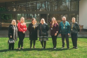 Scottish Veterans Commissioner and others at the Sight Scotland Veterans’ Hawkhead Centre in Paisley