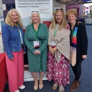 Scottish Veterans Commissioner Susie Hamilton with fellow delegates at the Identity, Purpose and Belonging